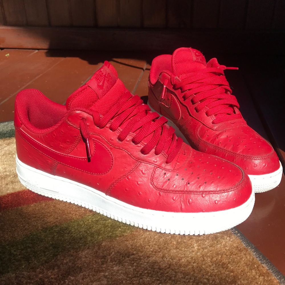 Nike Air Force Ones Red